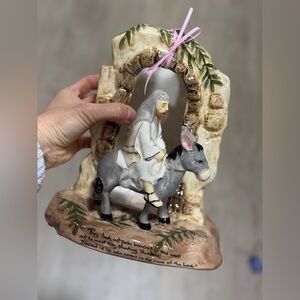 Blue Sky Nativity Scene